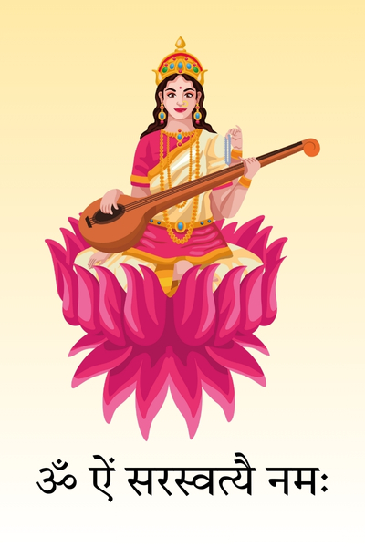 OM Aim Saraswatyai Namah
