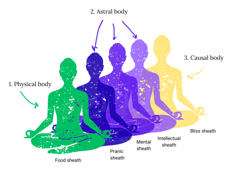 3 Bodies, 5 koshas