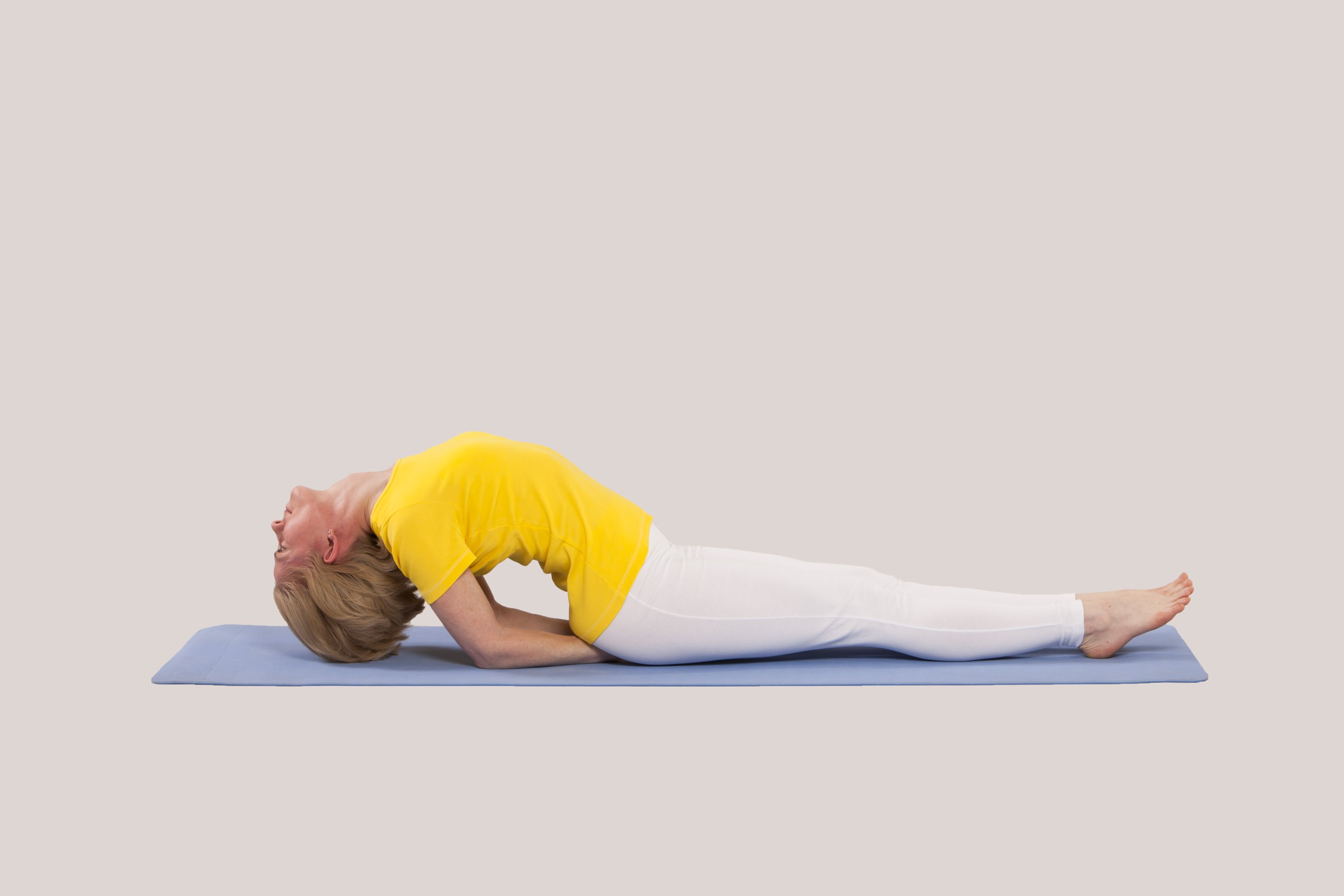 Step 3 of Fish Pose