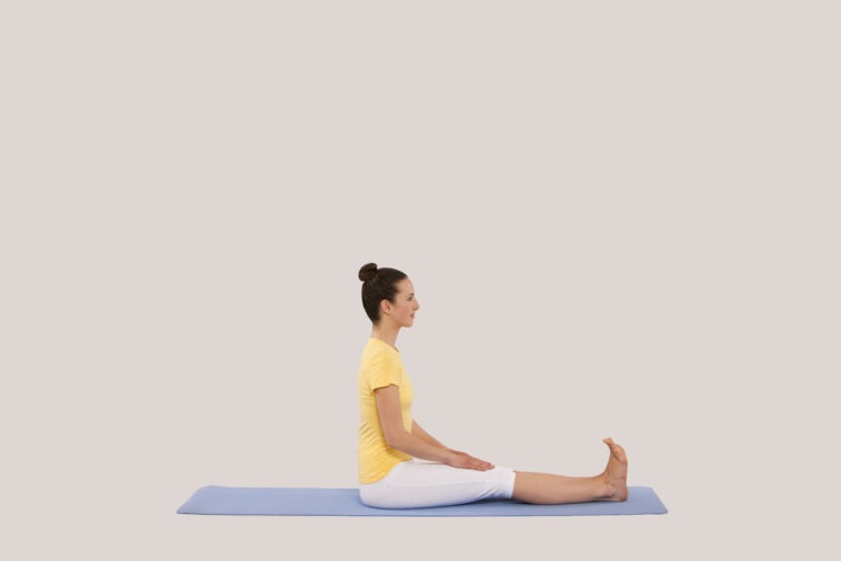 Step 2 of Forward Bend