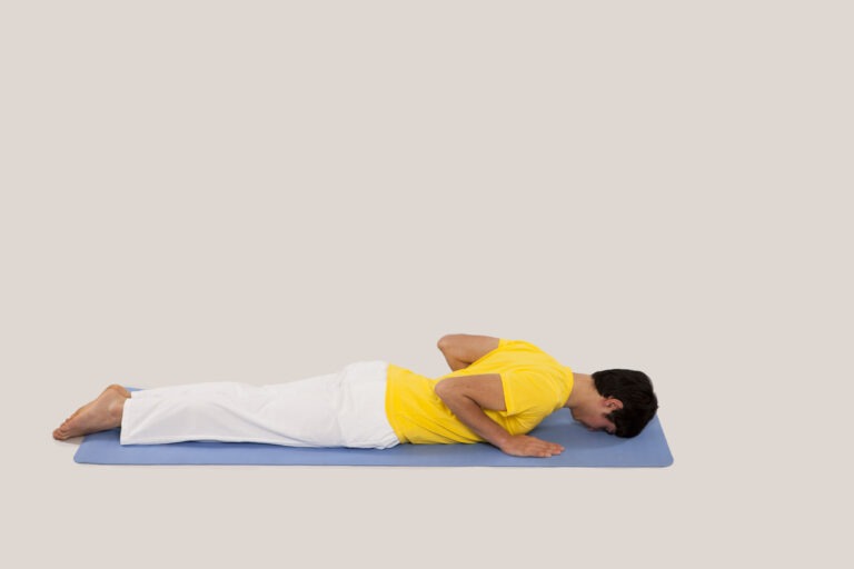 Cobra pose starting position