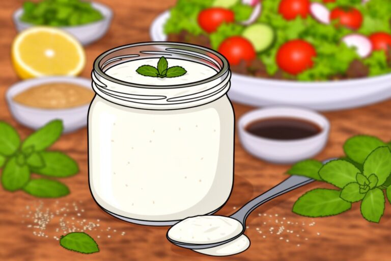 Tahini mint dressing