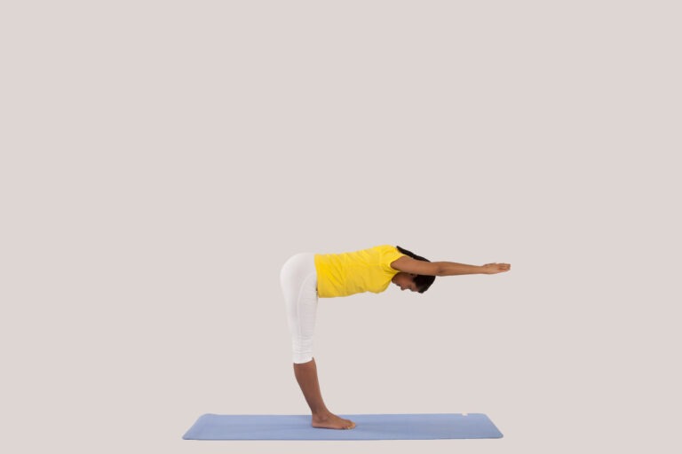 Transitioning into the Standing Forward Bend