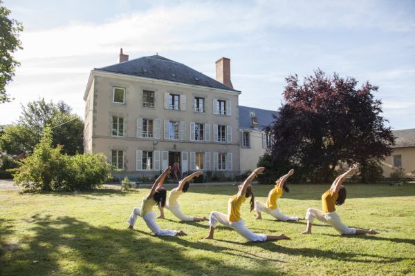 The chateau at the Ashram de Yoga Sivananda in France