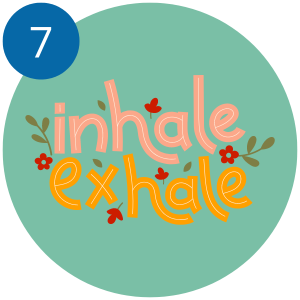Inhale exhale graphic